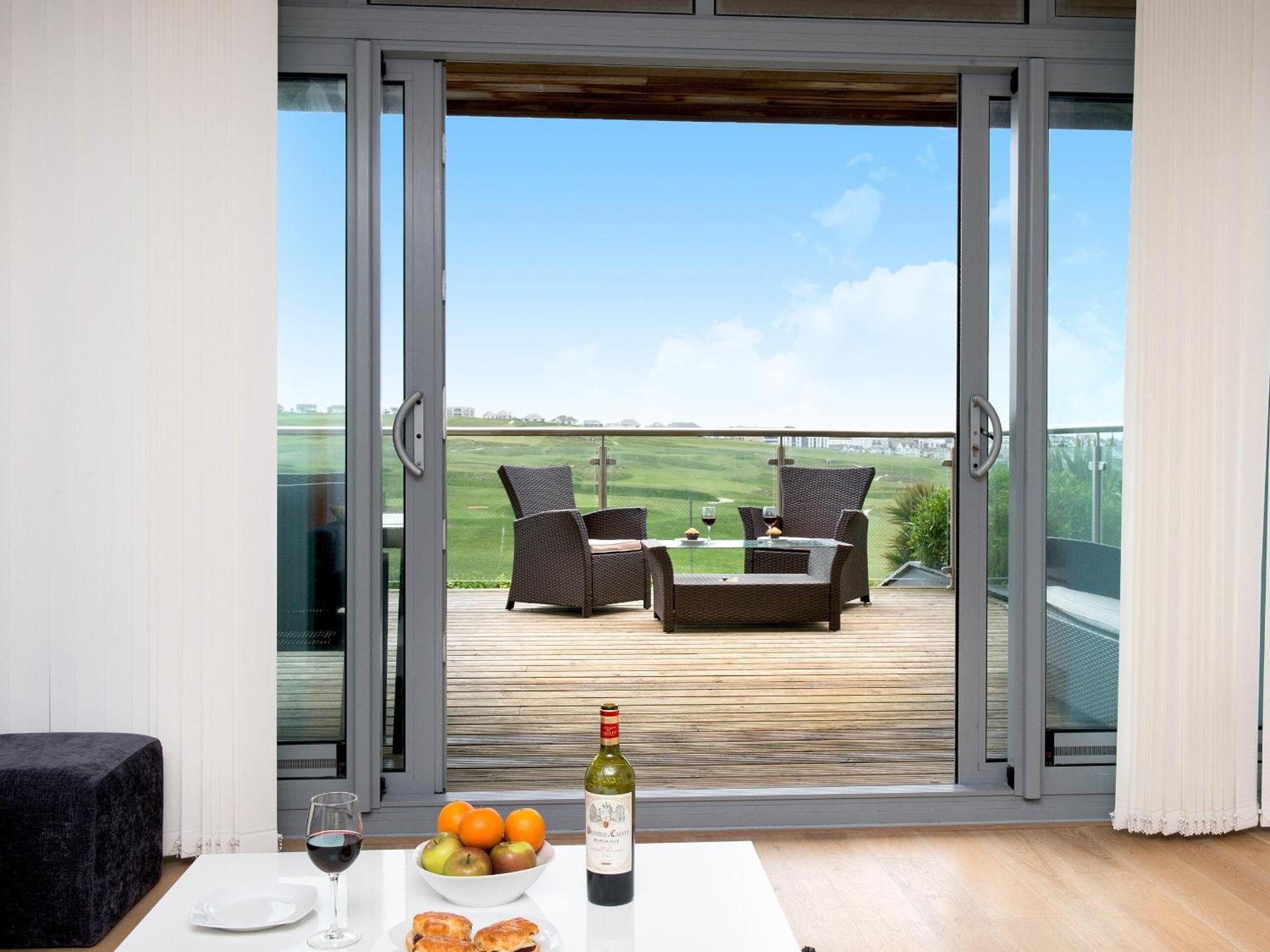 Fistral View - 3 Cribbar Apartment New Quay Exterior foto